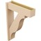 Ekena Millwork 7 1/2-in W x 26-in D x 38-in H Funston Block Rough Cedar Woodgrain TimberThane Outlooker, Primed Tan OUTUR075X26X38FST44RCPR - alternate 2